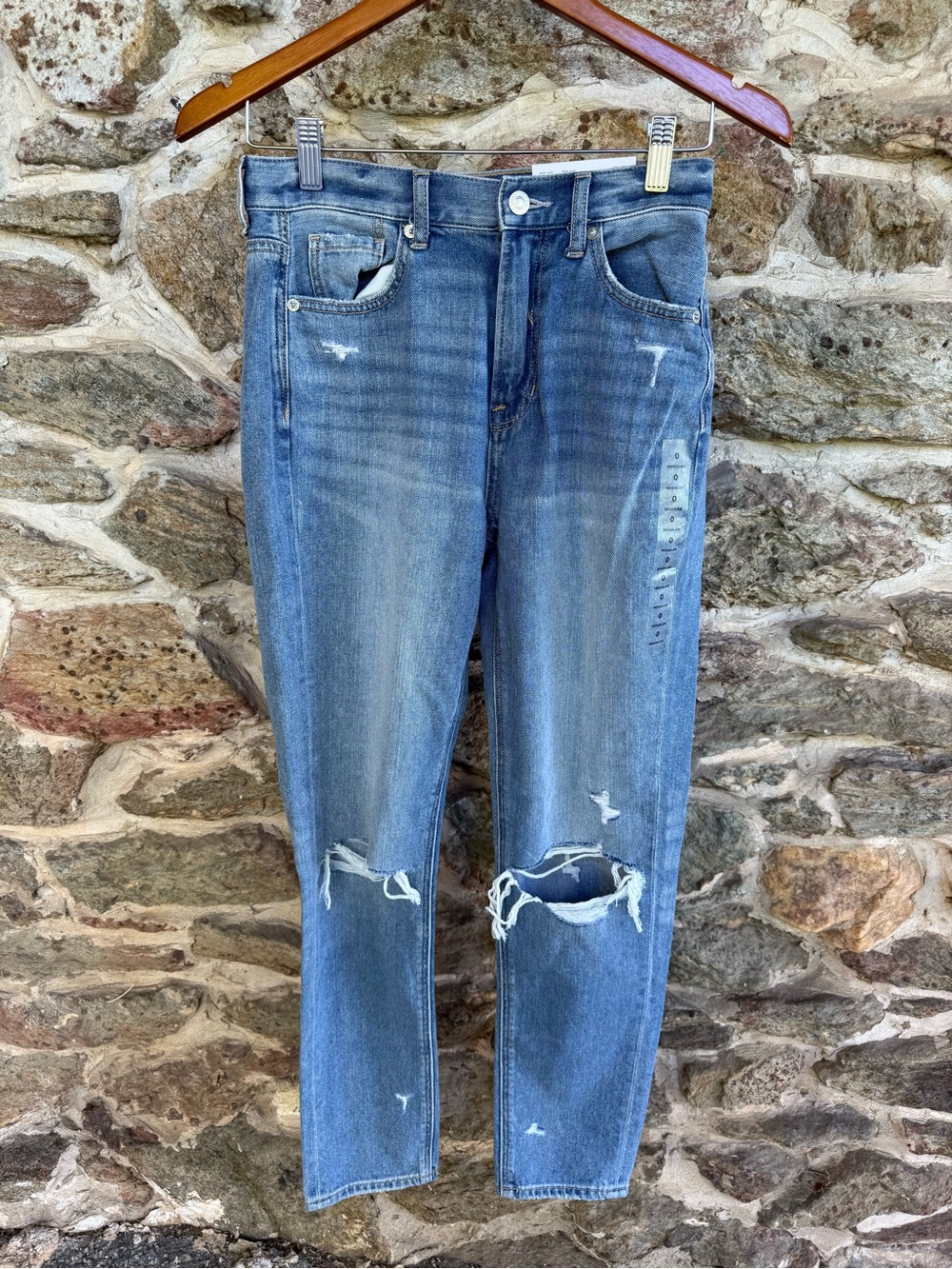 New American Eagle Mom Jeans Size o